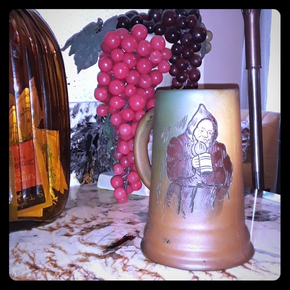 None Other - Antique German Monk Beer Stein